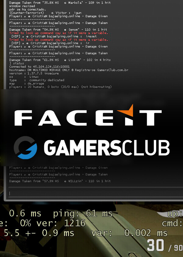 Counter Strike, Gamersclub, Faceit